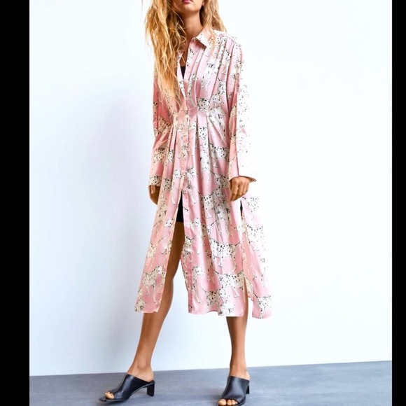 ZARA DALMATIAN DOG PRINTED LONG SHIRT - Picture 13 of 13